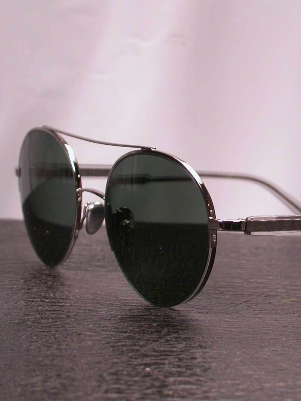 RetroSuperfuture Chrome And Clear Sunglasses Made in ITALY Frame Only